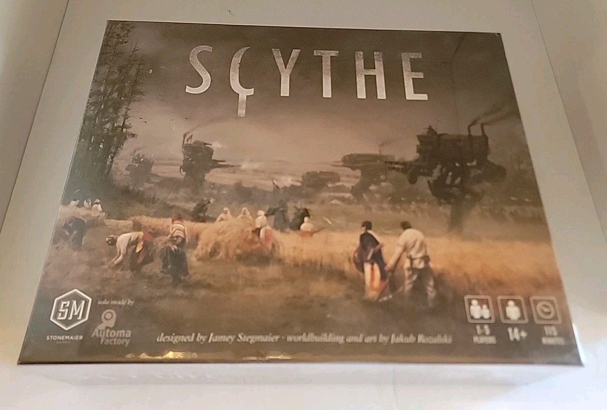 SCYTHE: Stonemaier Games by Jamey Stegmaier Board Game BRAND NEW & SEALED