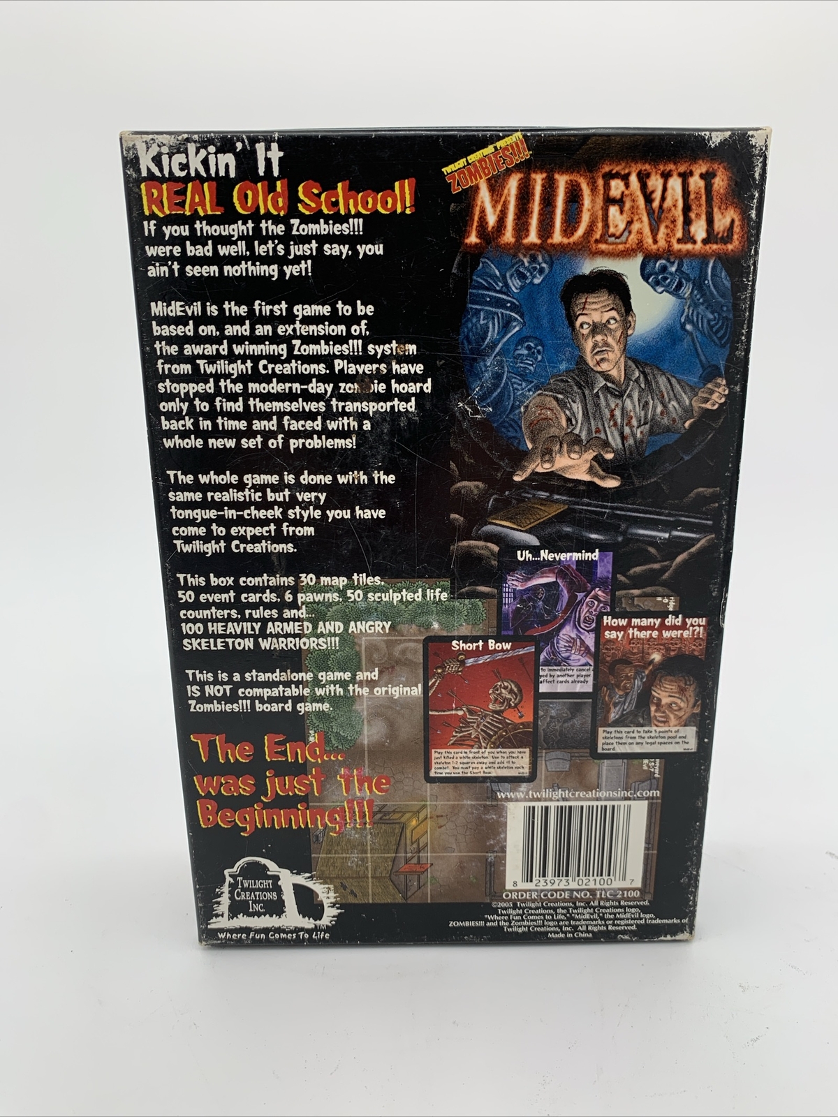MidEvil – Twilight Creations – Bad To The Bone Open Box But Product Still Sealed
