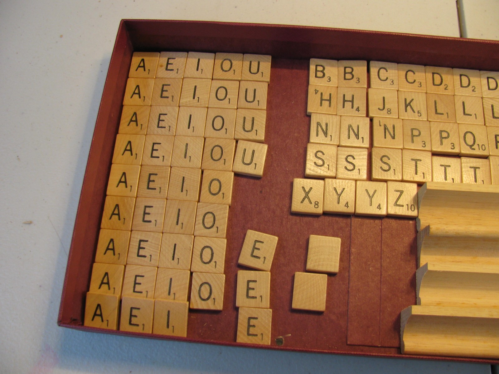 Vintage 1976 Selchow & Righter Co Scrabble Board Game Complete Set-Very Nice!