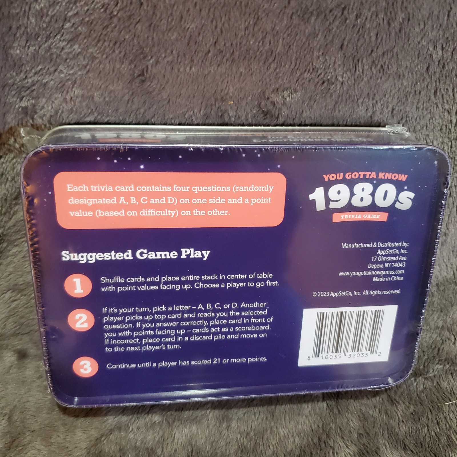You Gotta Know 1980s Ultimate Trivia Game 500 Questions New and SEALED!