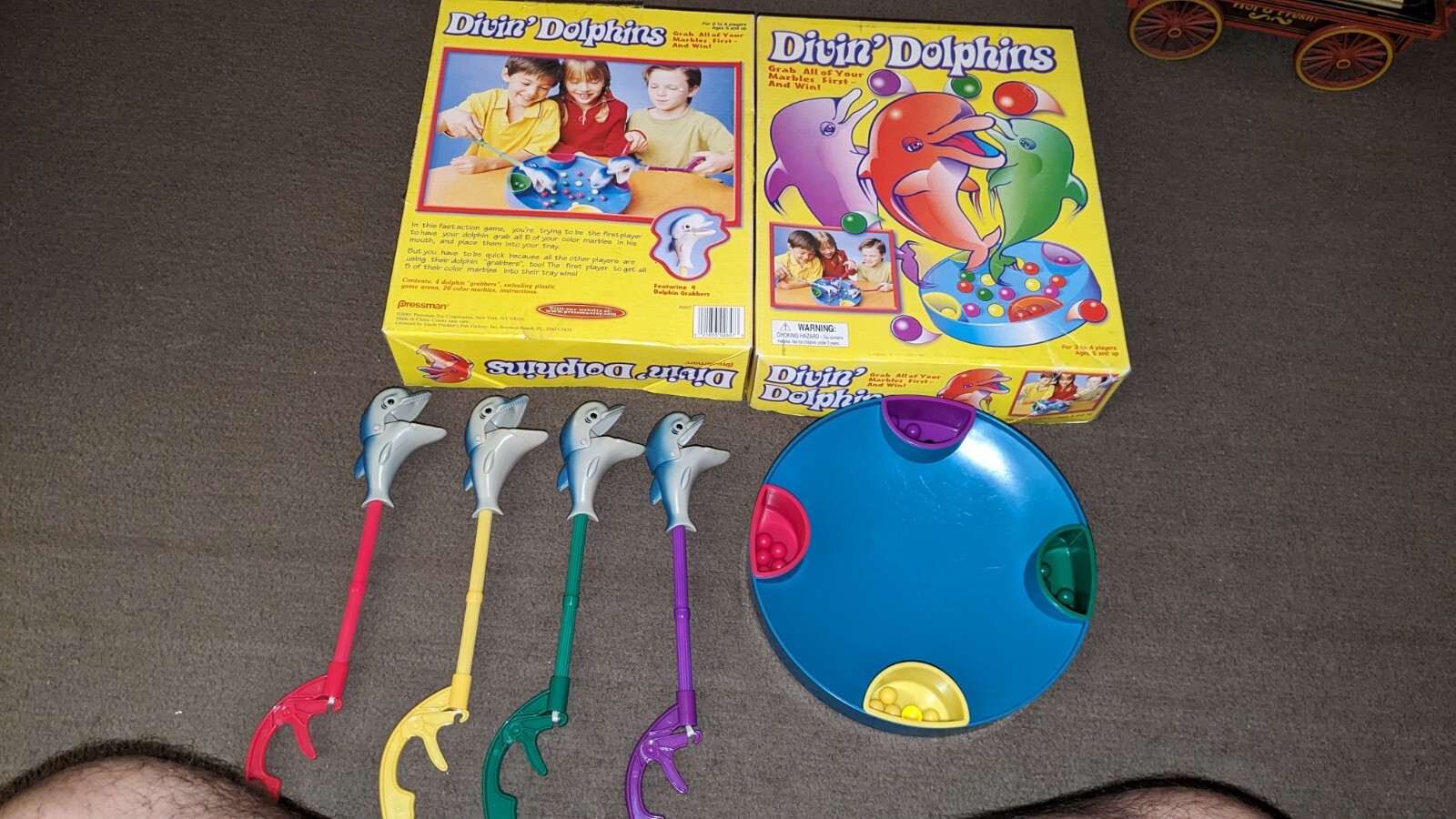 Divin’ Dolphins Game – by Pressman Nice Condition No Instructions