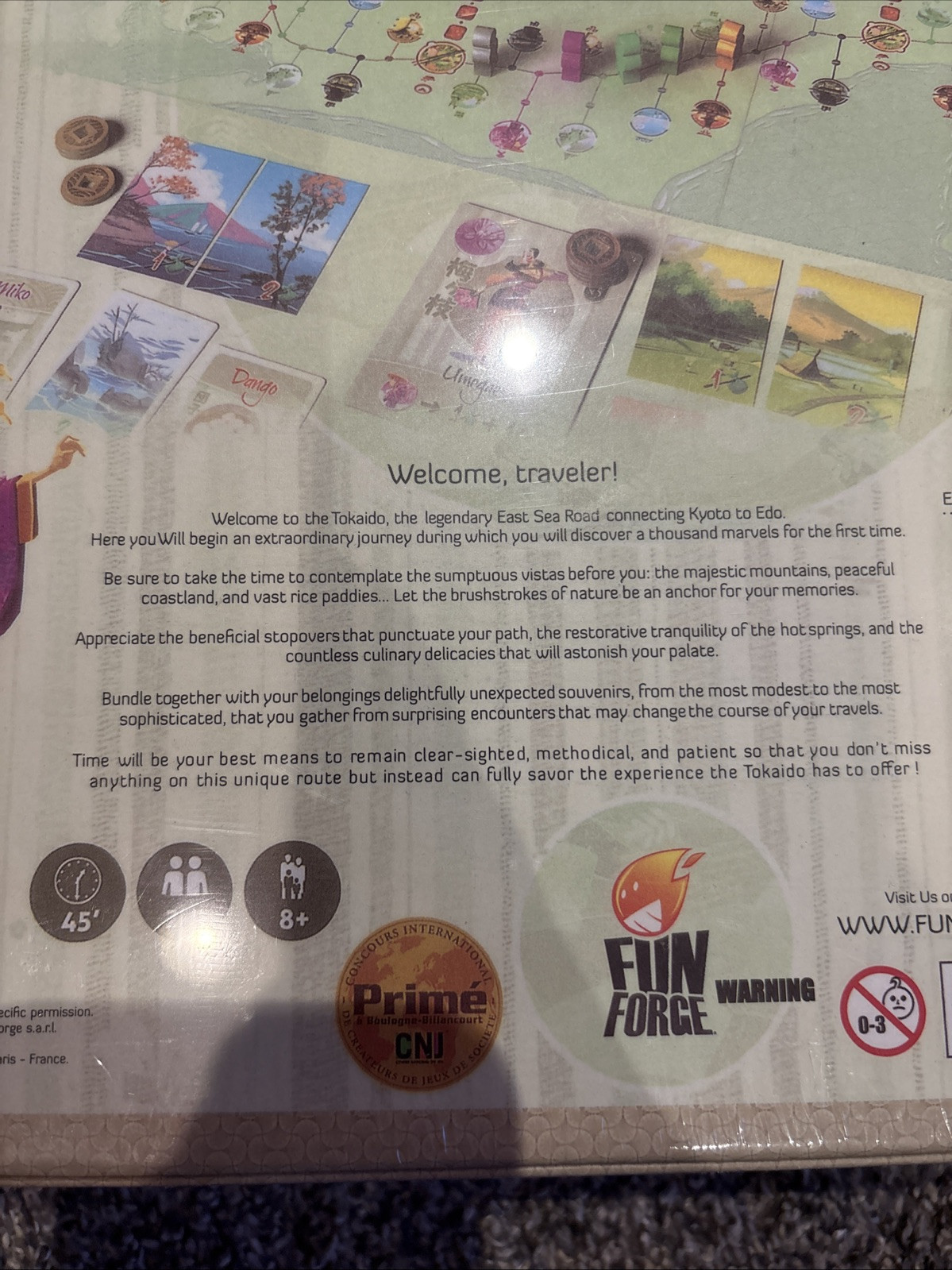 Tokaido Board Game FUN FORGE 2014 Antoine Bauza Naiade *Sealed*