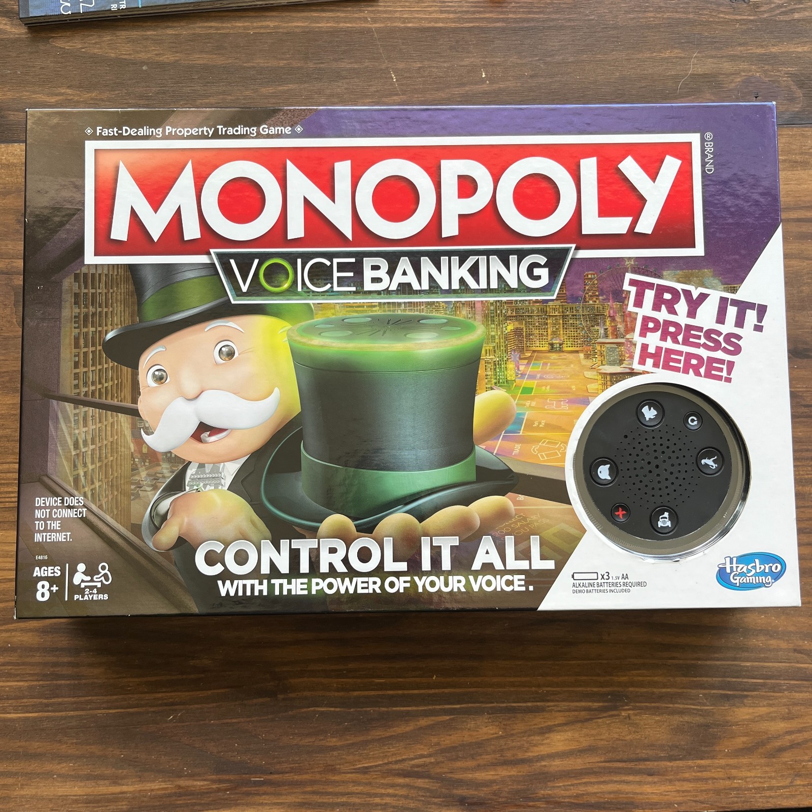 Monopoly Voice Banking Game Hasbro 2018 Electronic Tested Works Complete