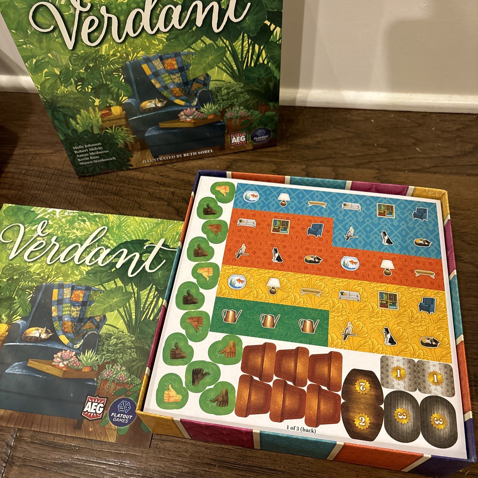 AEG Boardgame Verdant Box SW – Missing Large Verdant Tokens