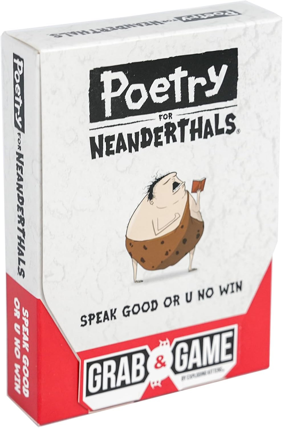 Poetry for Neanderthals Grab & Game 2+ Players – Ages 7+ – 10 Minutes to Play –