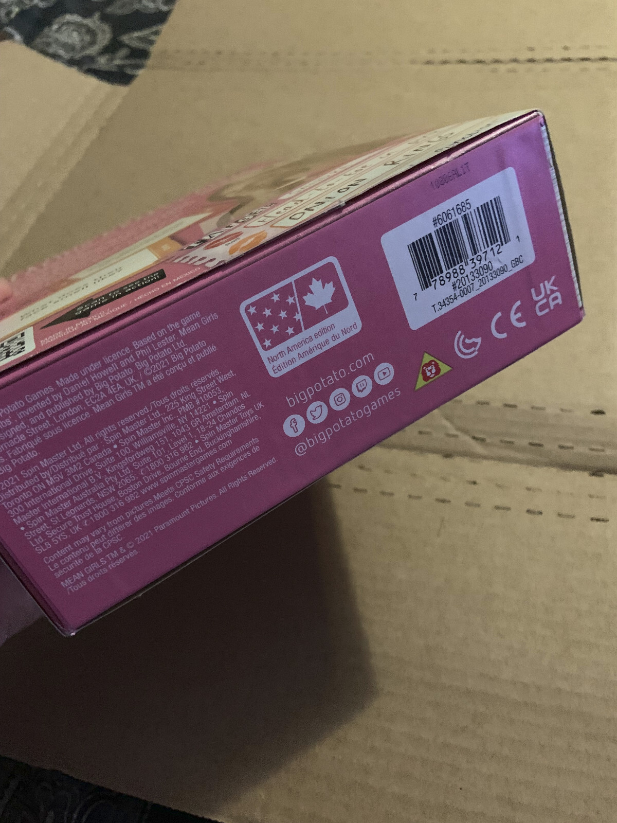 Burn Book Mean Girls The Party Game Big Potato Sealed Box