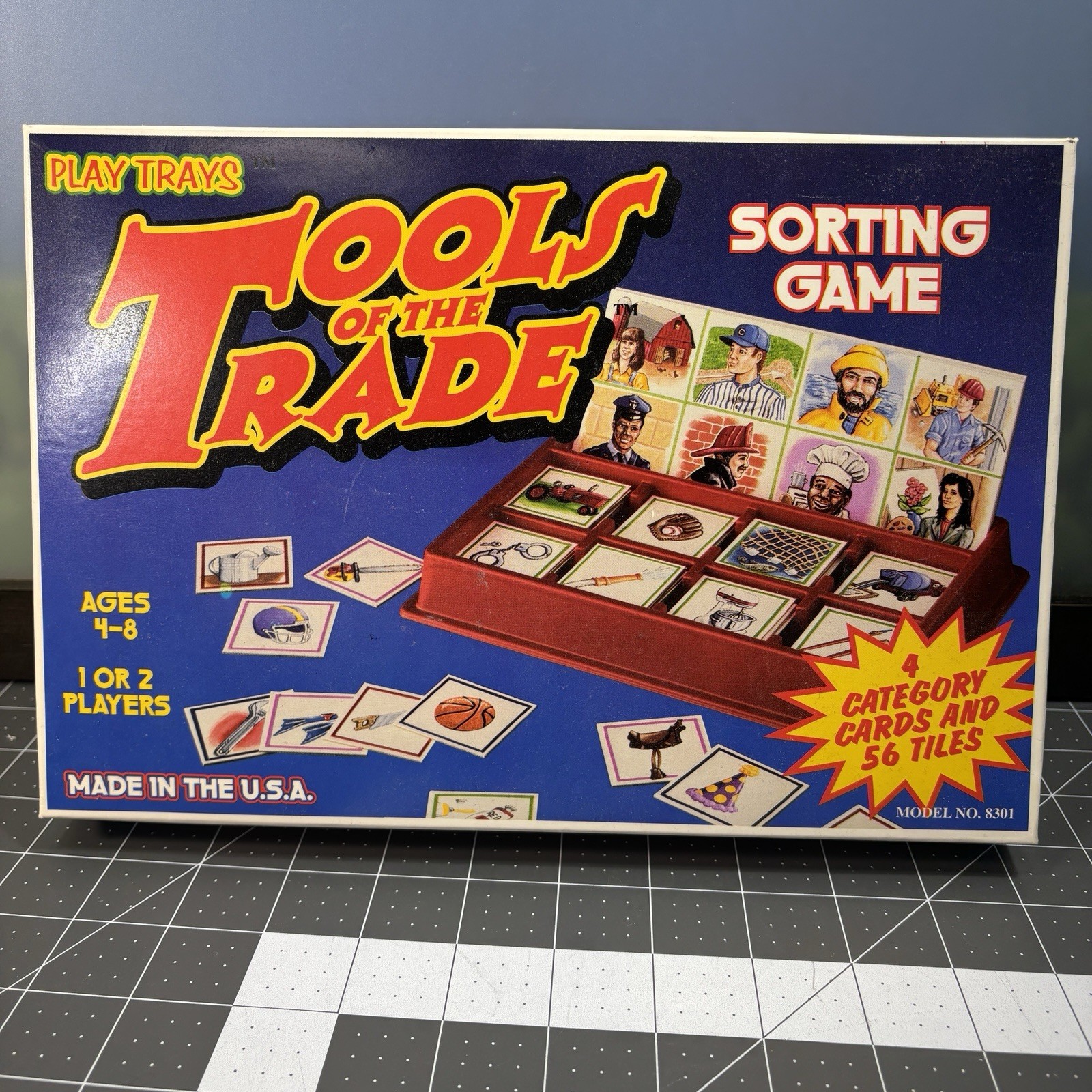 Vtg 1997 Tools Of The Trade Sorting Game Play Trays 1-2 Plyr 4-8yo Complete USA
