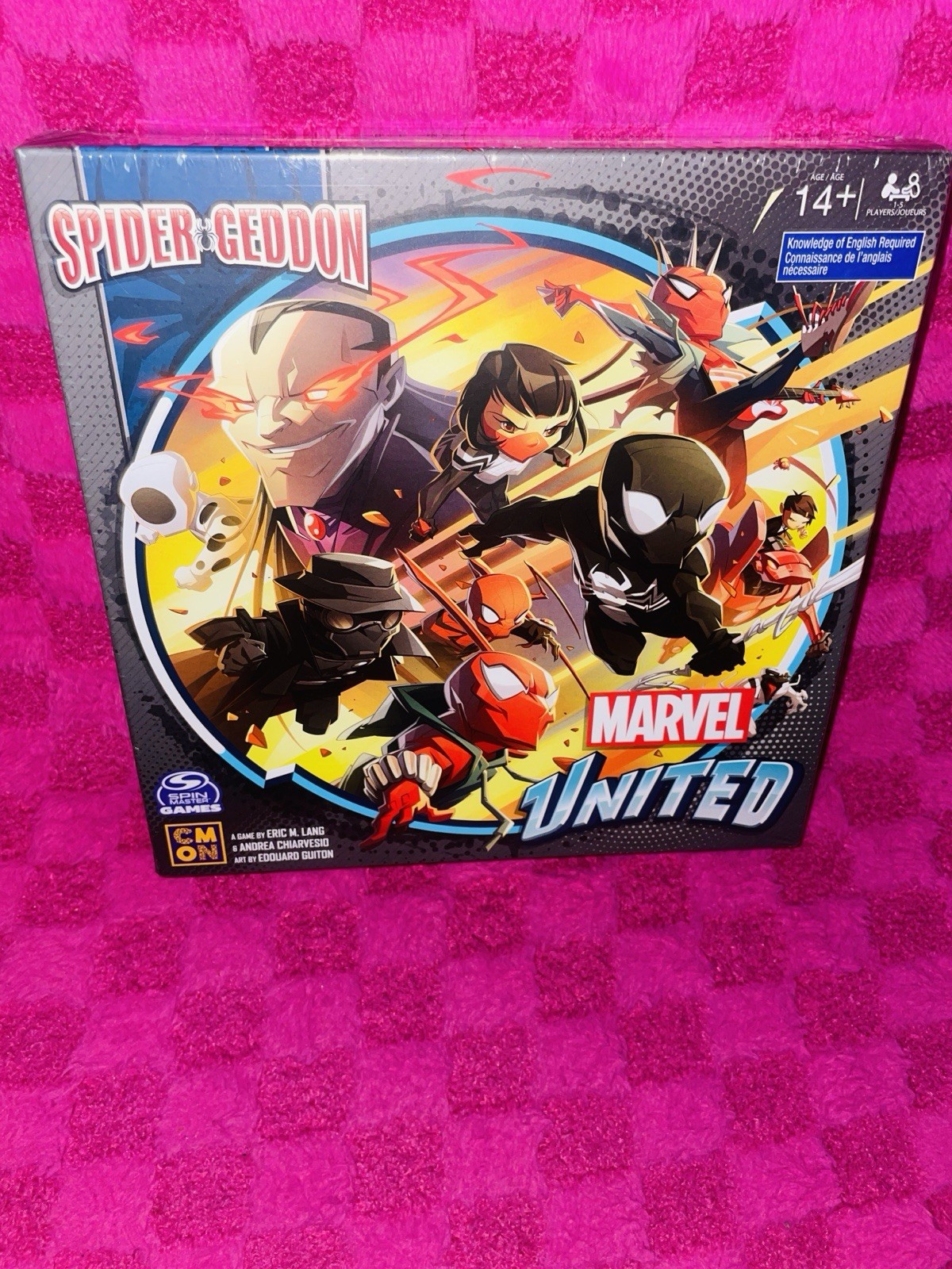 Marvel United Spider Geddon Board Game 1 To 4 Players Ages 14 And Up