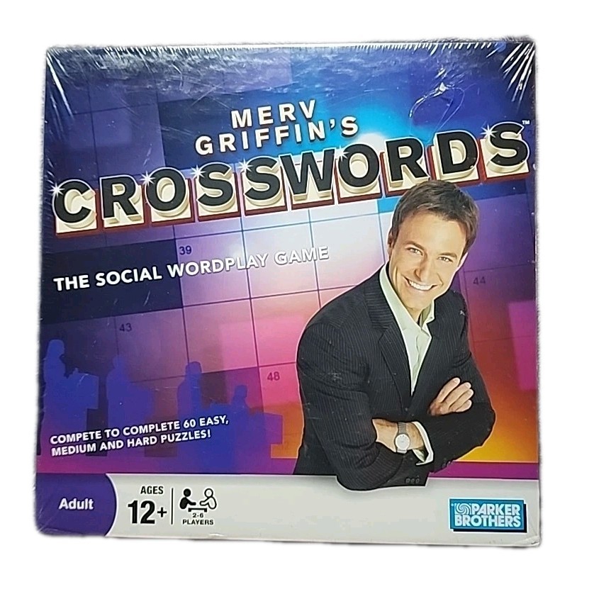 Merv Griffin’s CROSSWORDS Social Wordplay Game — NEW SEALED