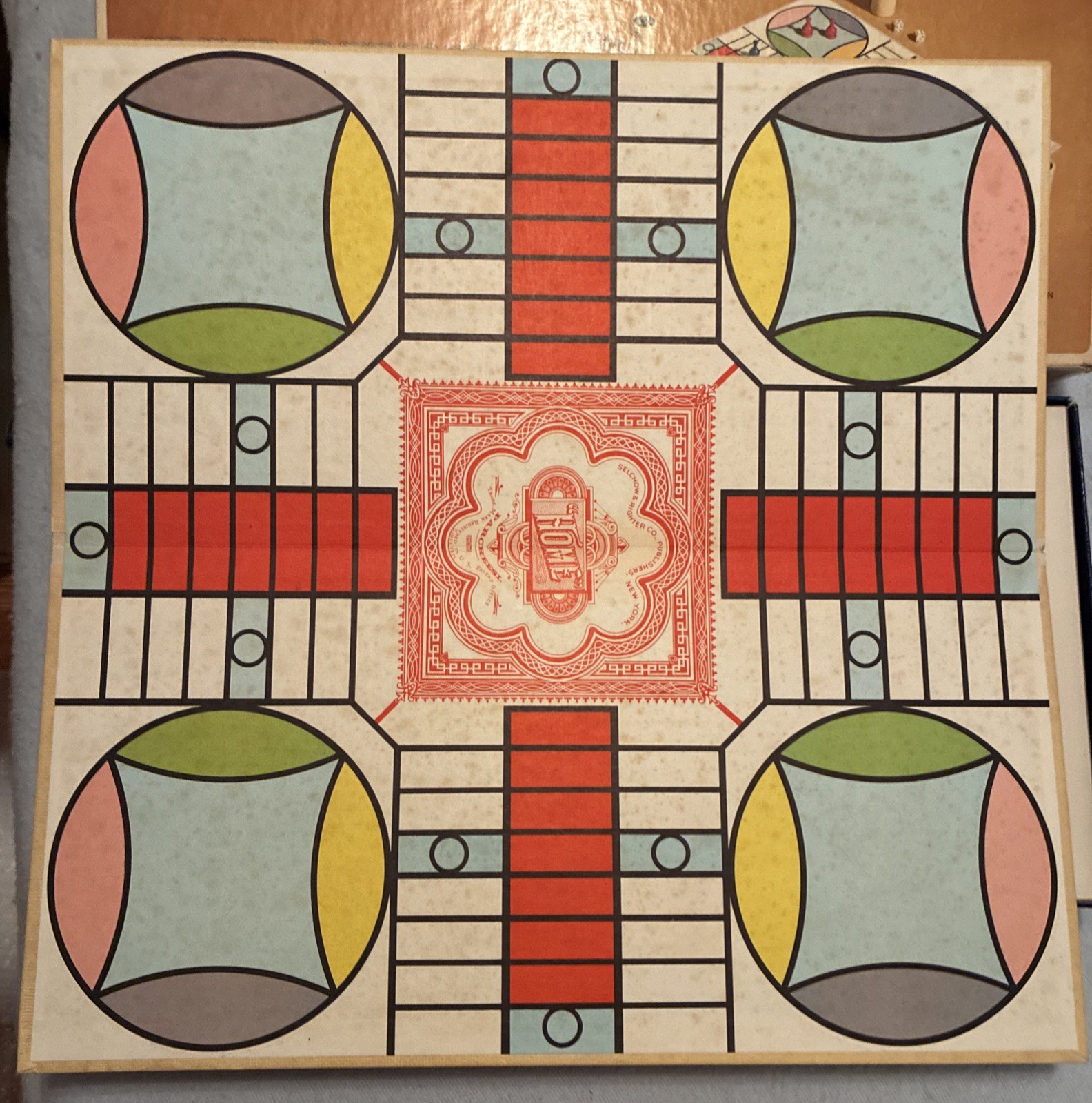 PARCHEESI A Backgammon Game of INDIA “GOLD SEAL EDITION”, 1964 FREE SHIPPING