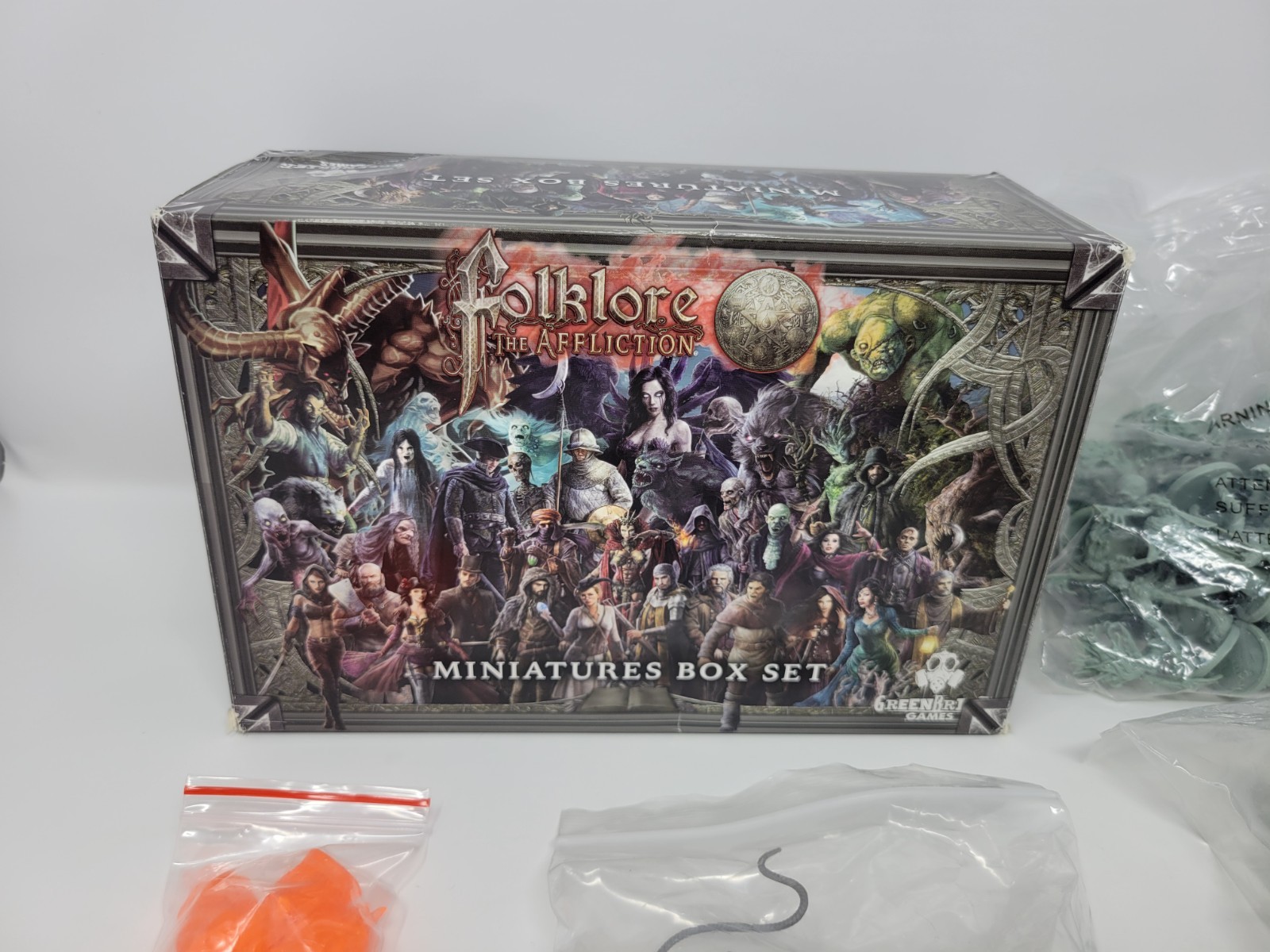 Greenbrier Board Game Folklore The Affliction Miniatures Box Set All Figures
