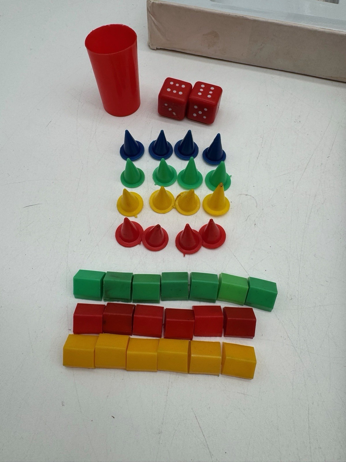 Vintage 1960s Bharat Plastic LST Ludo Snake Trade 3 in 1 Game Kids Collectible
