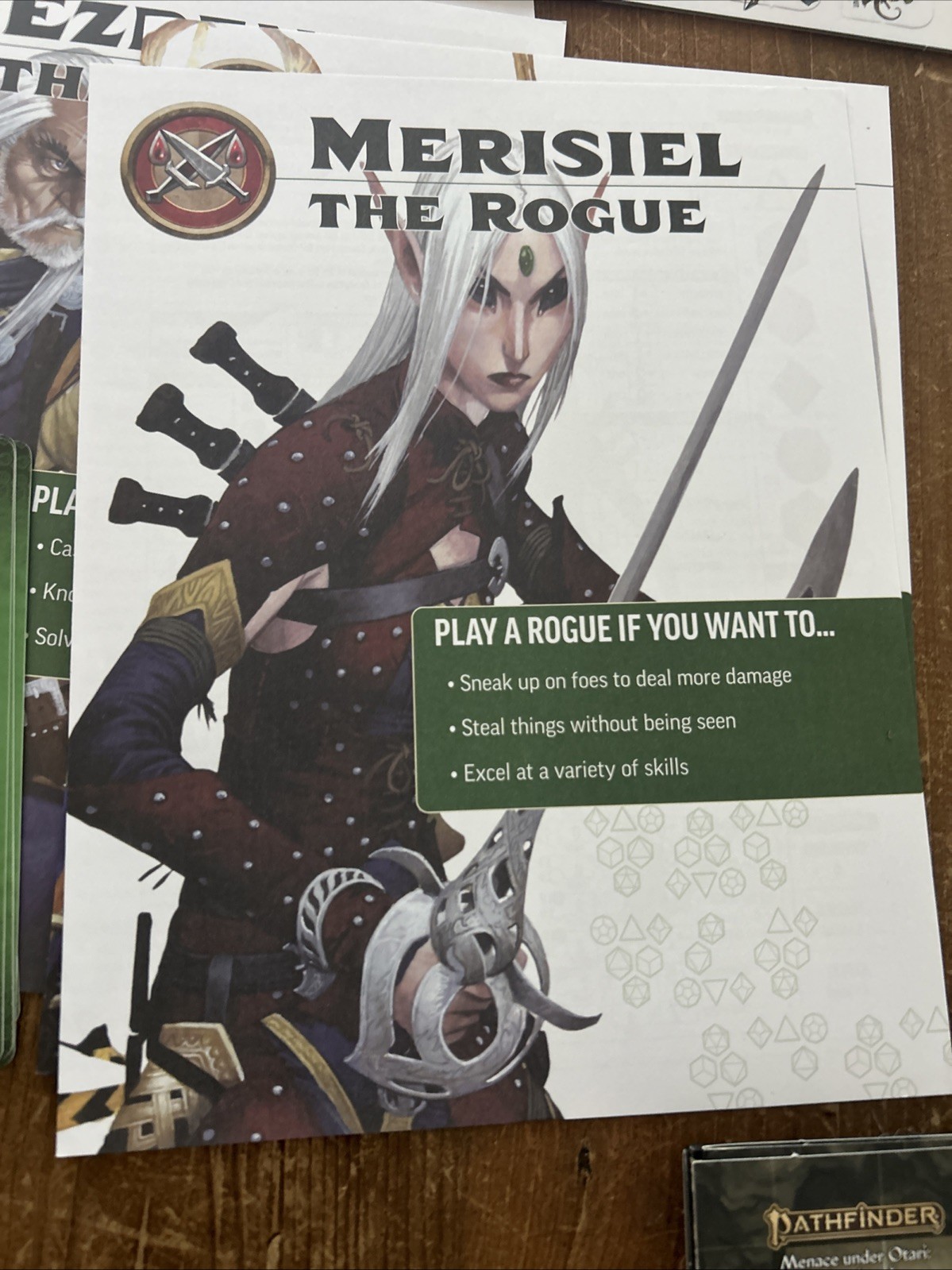 Pathfinder 2E: Beginner Box 2E, 4 Decks, Extra Character Printouts New Open Box
