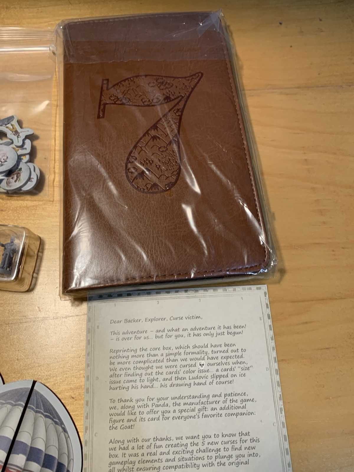 The 7th Continent Board Game + What Goes Up Expansion, Kickstarter Versions