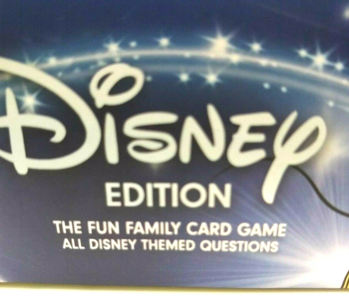 Family Feud Card Game Game Box Disney NIB age 8 + up 2-6 players Christmas gift