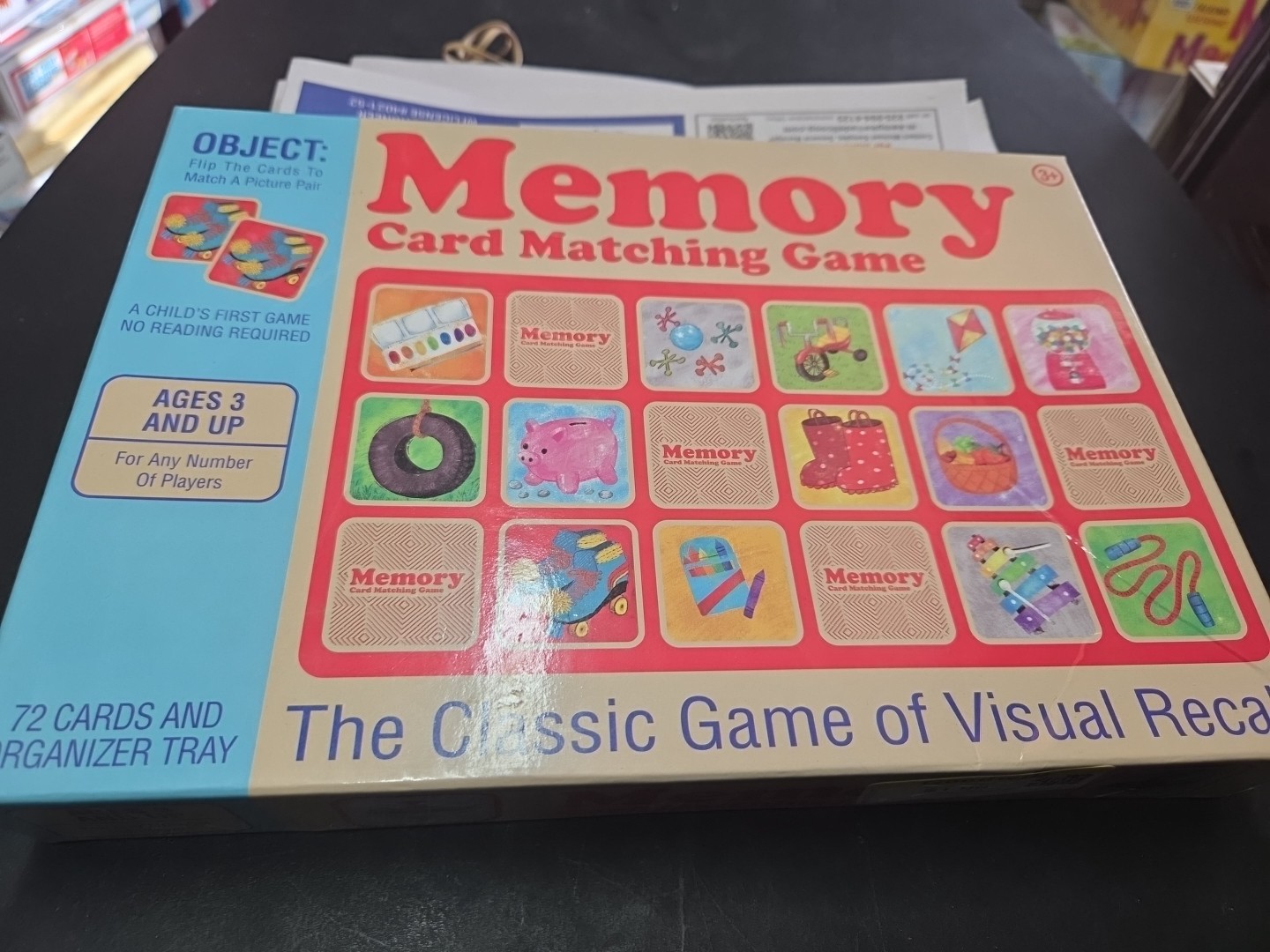 Memory 72 Card Matching Game 2020 Classic Game Visual Recall Complete