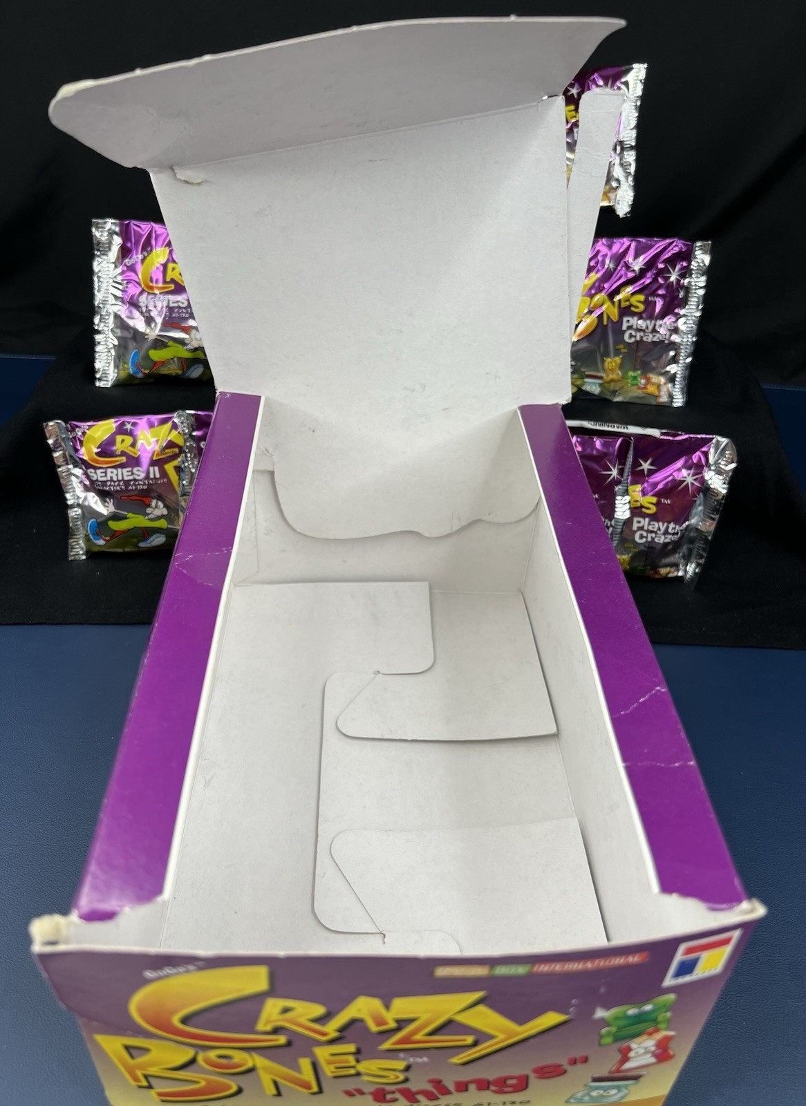 10 Sealed Packs GoGo’s Crazy Bones Things & Empty Display Box