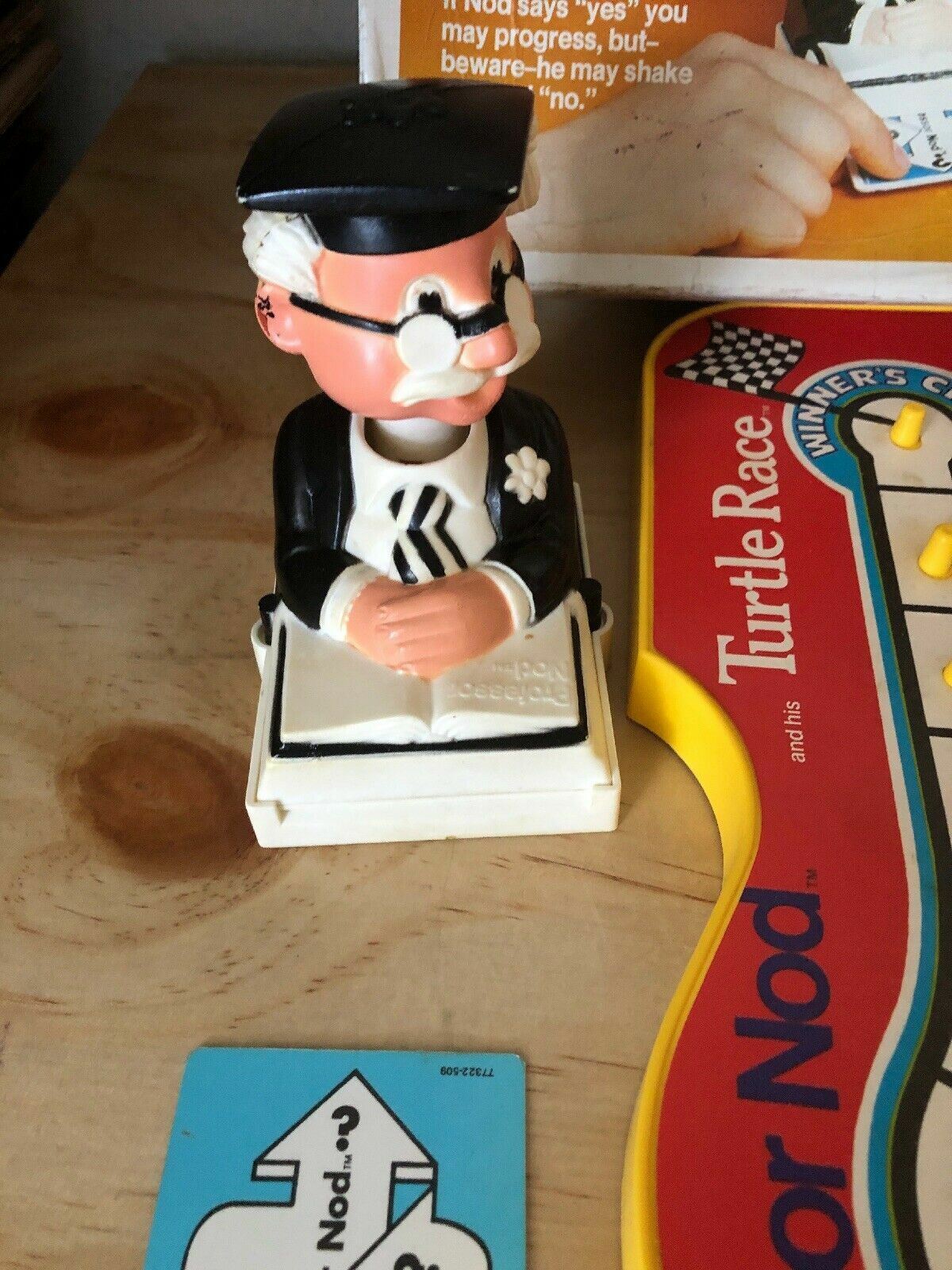 Vintage Rare Gabriel Professor Nod And His Turtle Race Game Needs Repair