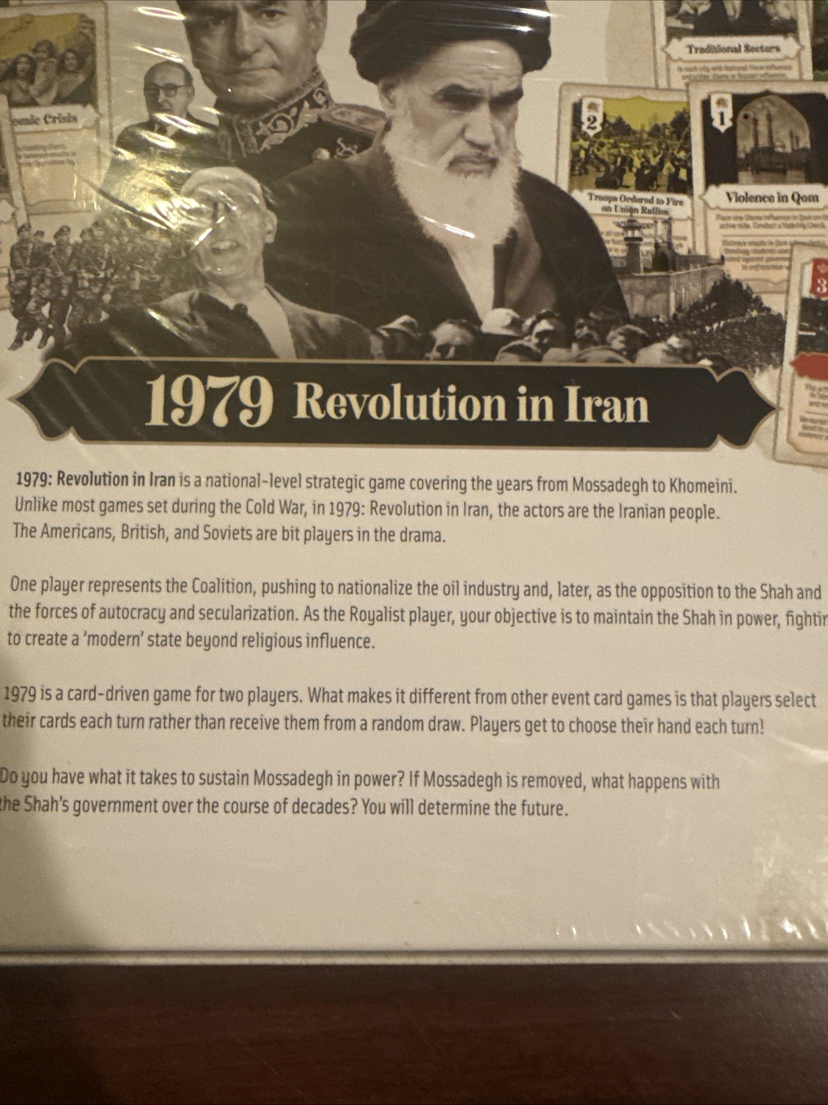 Dietz Foundation Board Game 1979 – Revolution in Iran Box FACTORY SEALED NEW