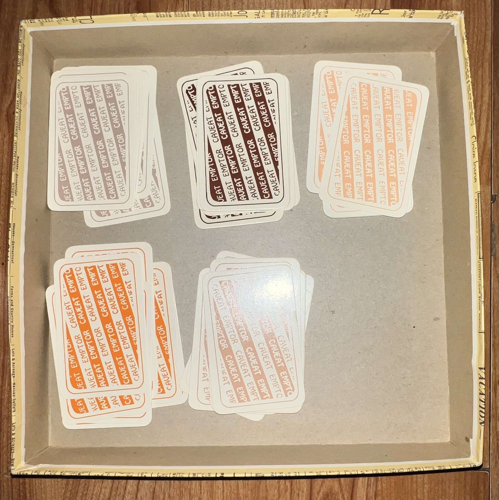 VTG Board Game Caveat Emptor Let The Buyer Beware 1971 PlanB Angeles Enjoyment