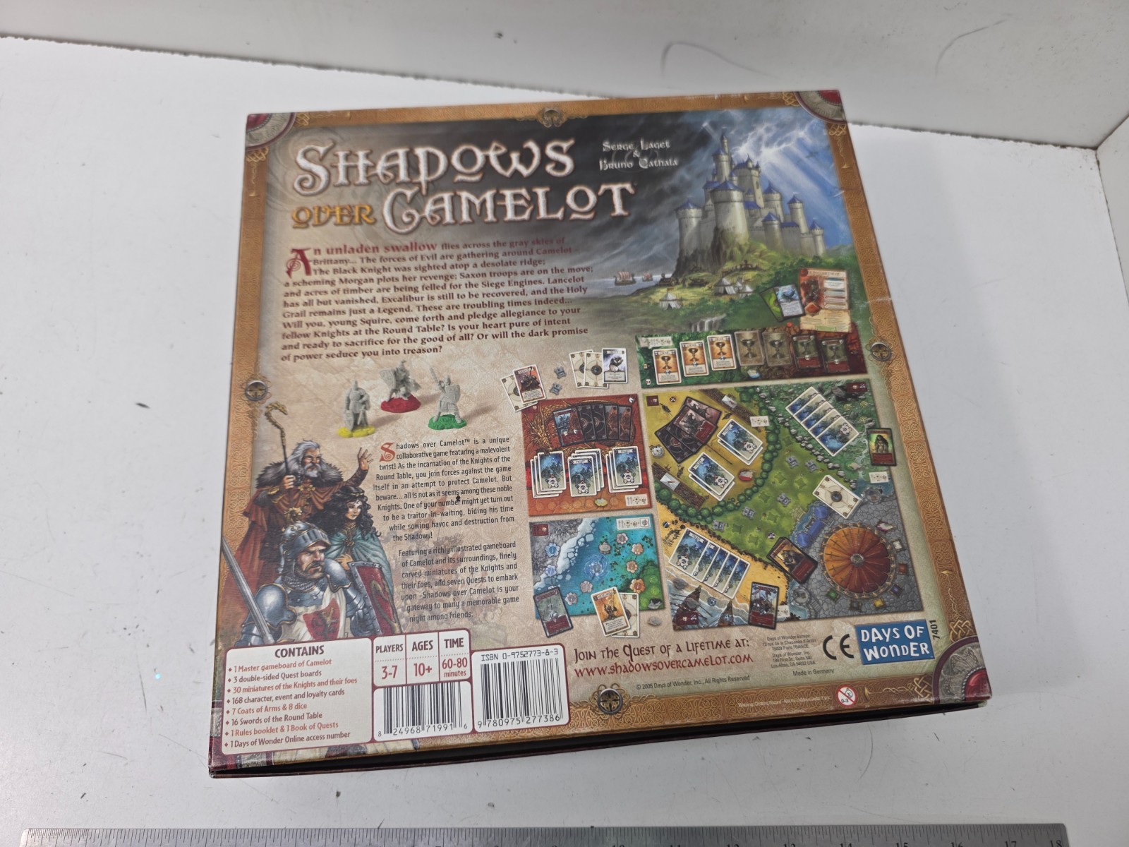 Shadows Over Camelot Board Game Days of Wonder 2012 SEALED CARDS MISSING 7 DICE