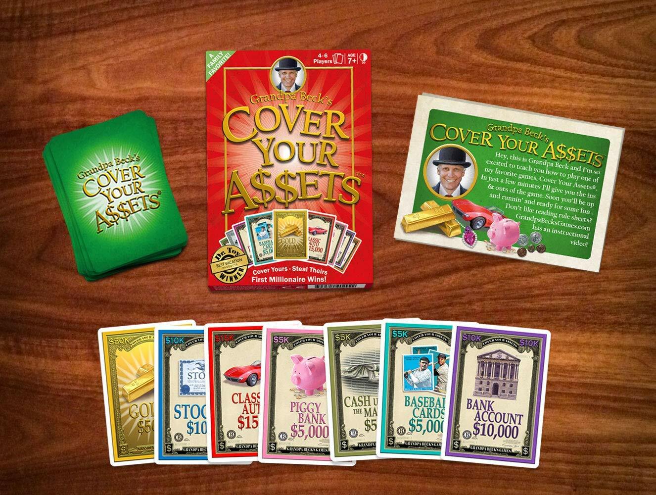Grandpa Becks Cover Your Assets Card Game Fun Family Playing Collecting Set Toy
