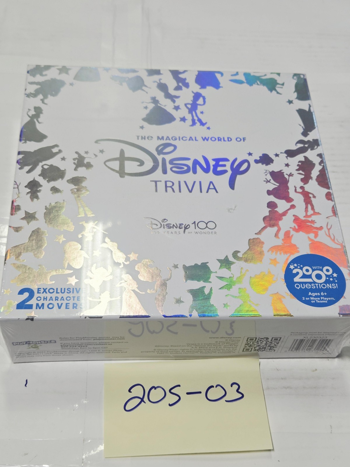 PlayMonster The Magical World Of Disney Trivia Game 2+ Players 6+ New Sealed