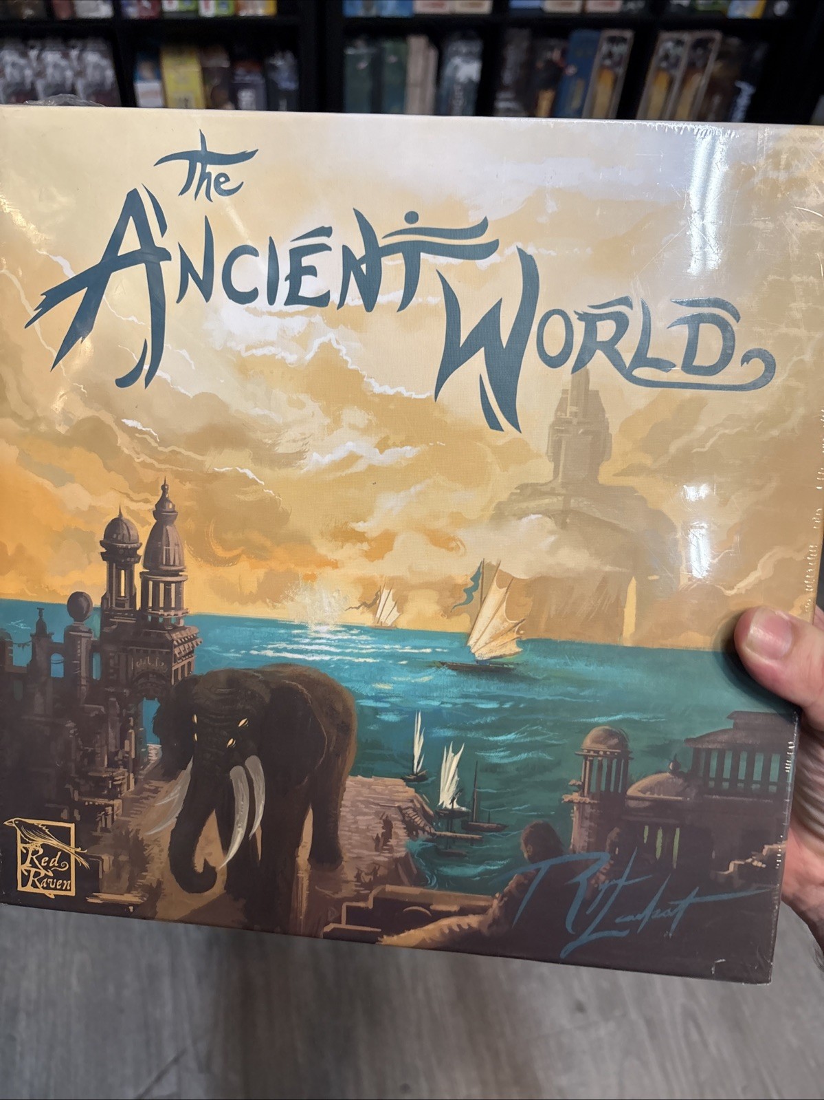 The Ancient World Board Game 2019 Red Raven Games Second Edition Factory Sealed
