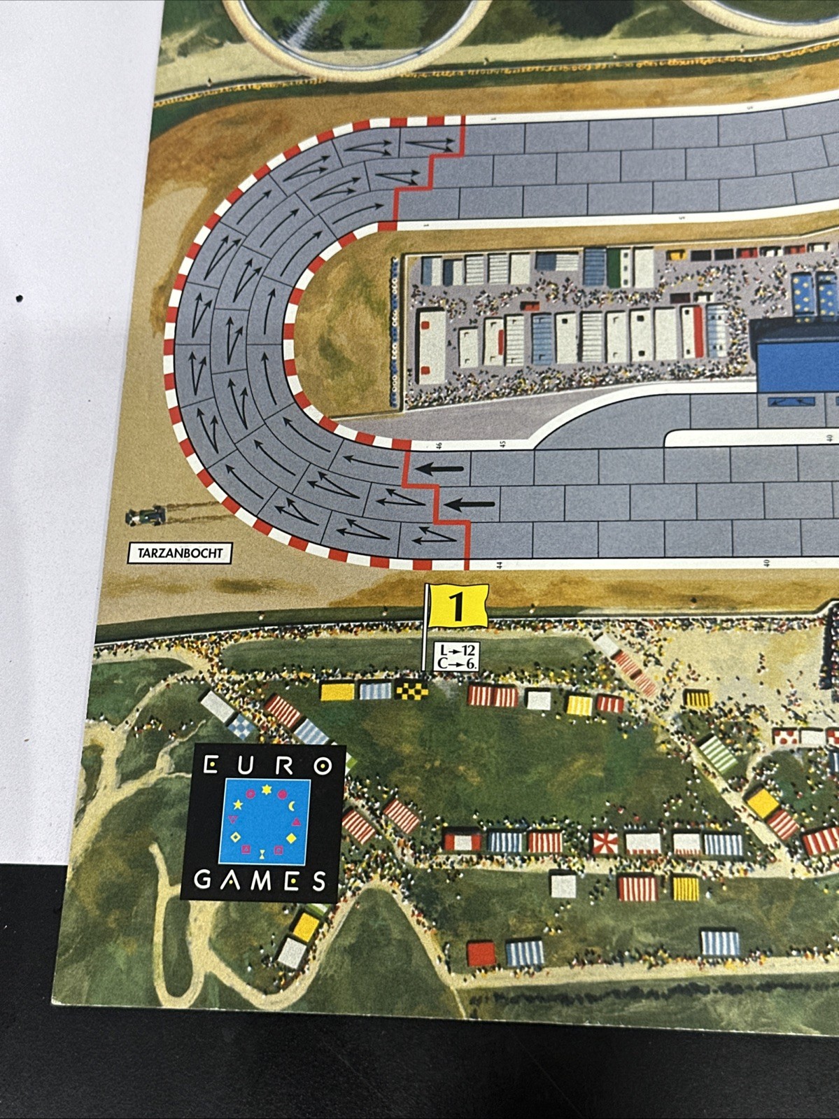 FORMULA DE Map Track Base Game Boards MONACO/ZANDVOORT #1 Nederland Circuits 1/2