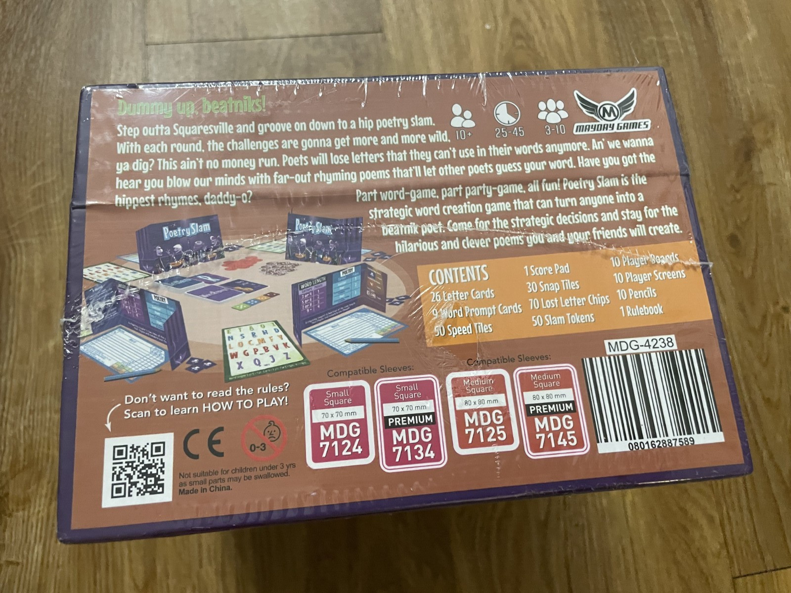 Poetry Slam Board Games by Adam Wyse & Mayday Games. NEW. Same day shipping.
