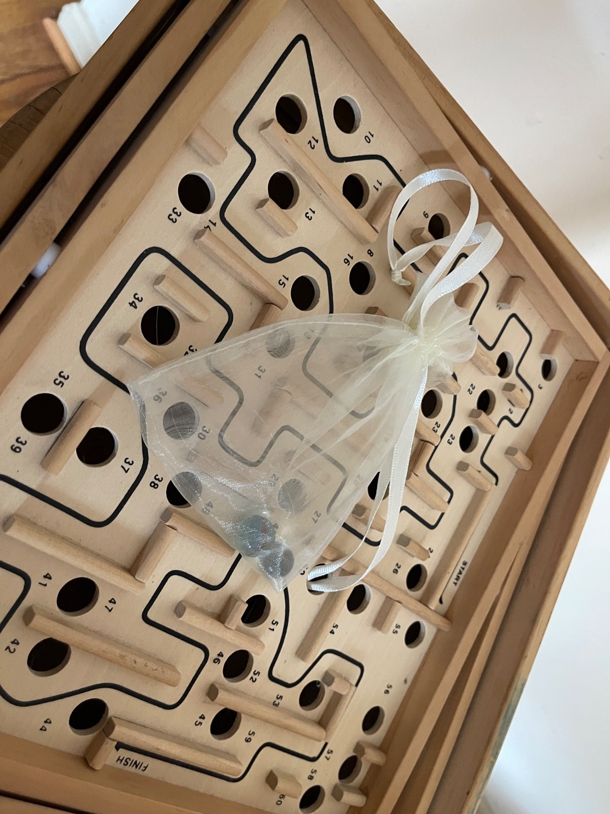 Labyrinth Wooden Maze Marble Skill Puzzle Game