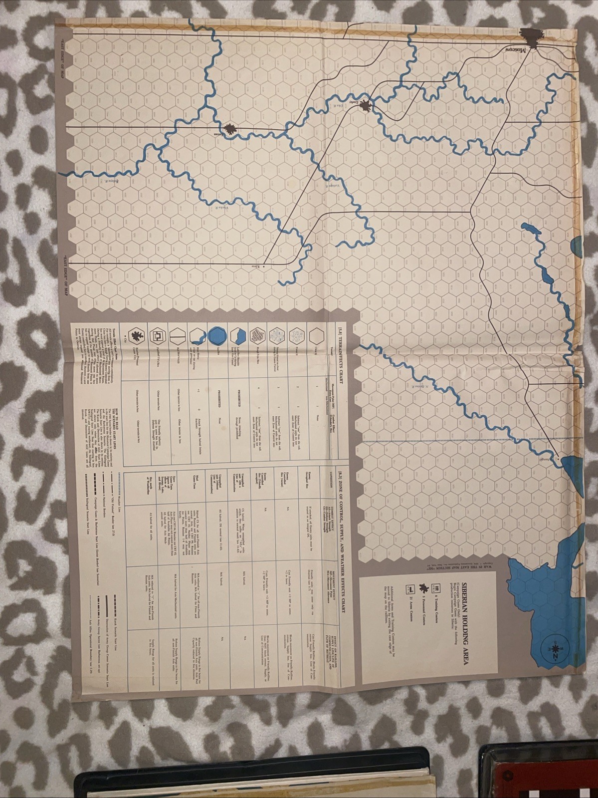 SPI. 1974. War In The East. Punched. Vintage Collectible. Rare.