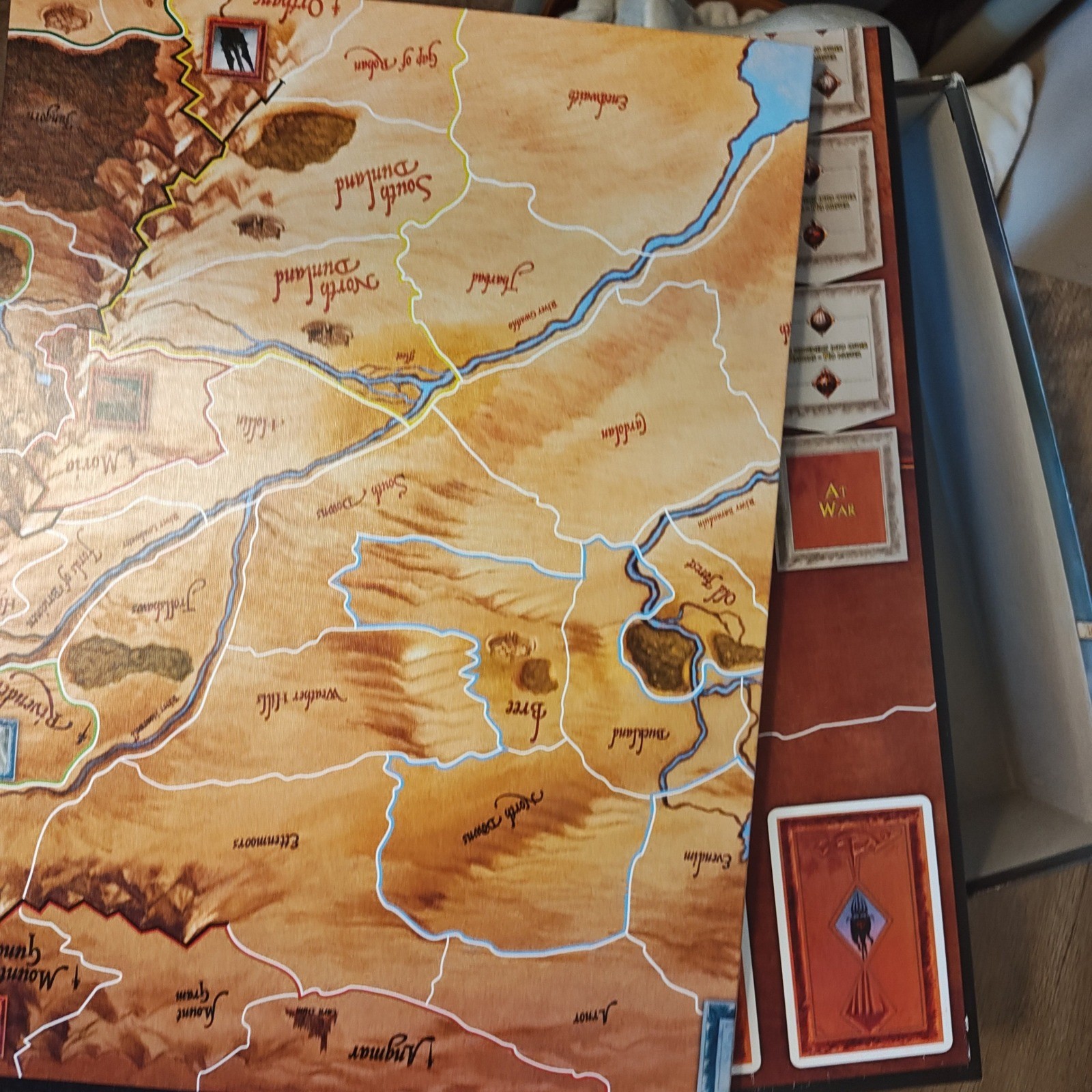 LOR Fantasy Flight War of the Ring Board Game Lord of the Rings 1st Ed Strategy