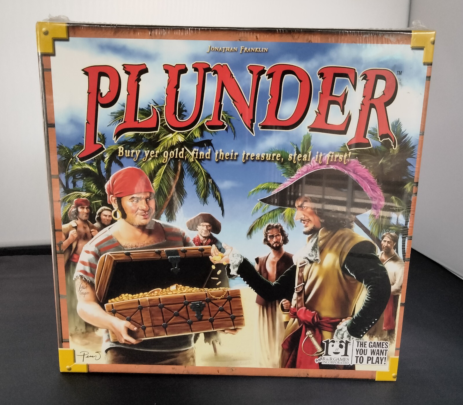 PLUNDER Board Game – Bury Yer Gold, Find Their Treasure, Steal It First! – NEW