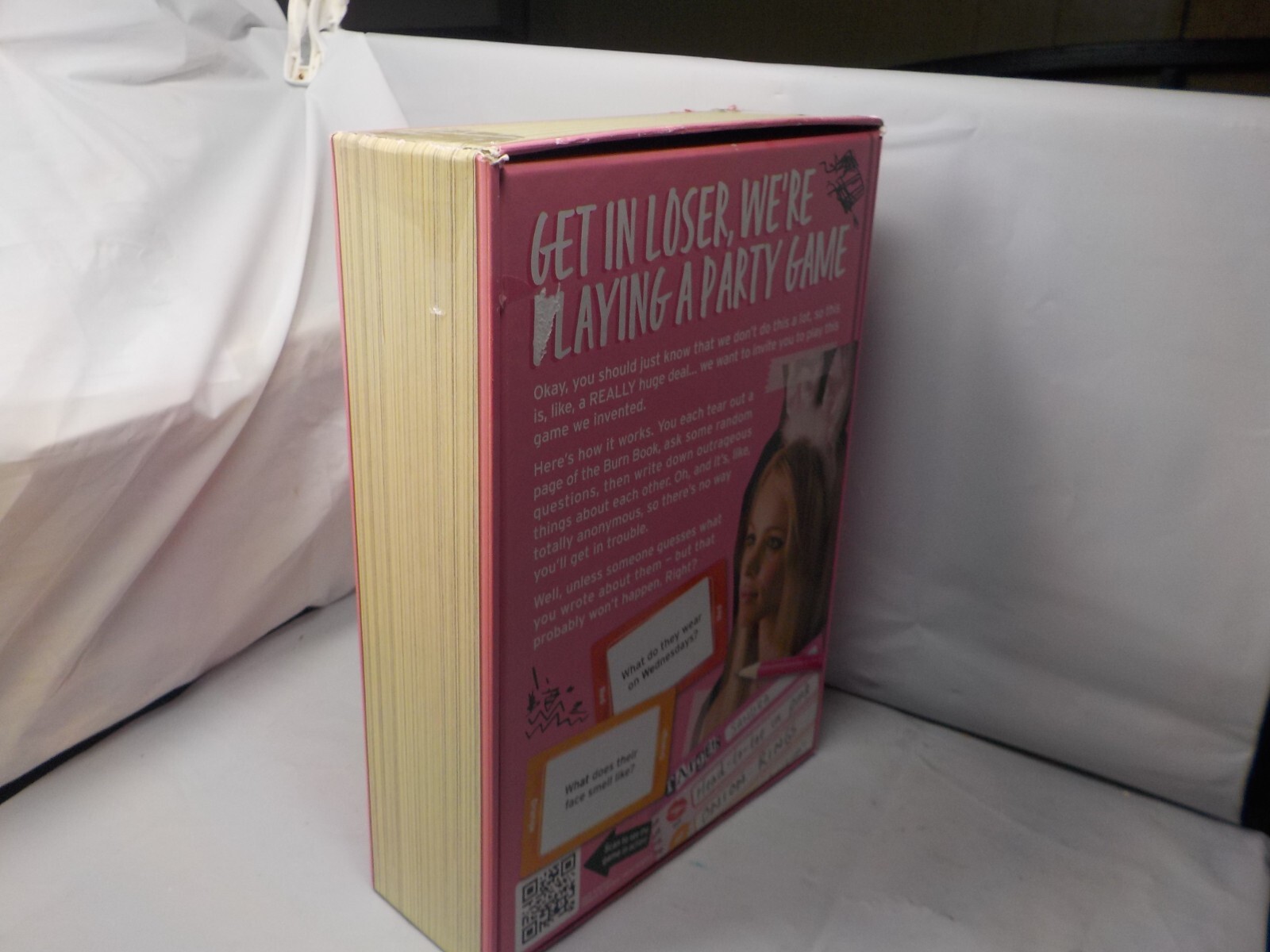 Mean Girls Burn Book The Party Game Bookshelf Game 2021 no instructions, sticker