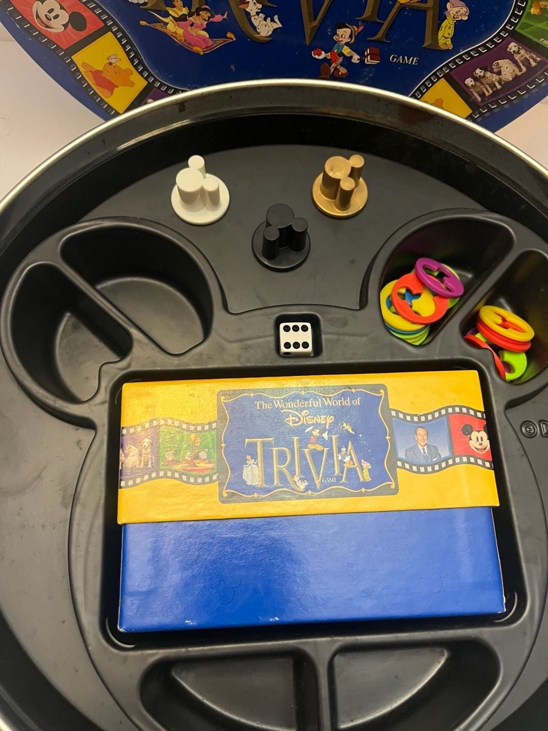 1997 The Wonderful World of Disney Trivia Game in Collector Tin by Mattel