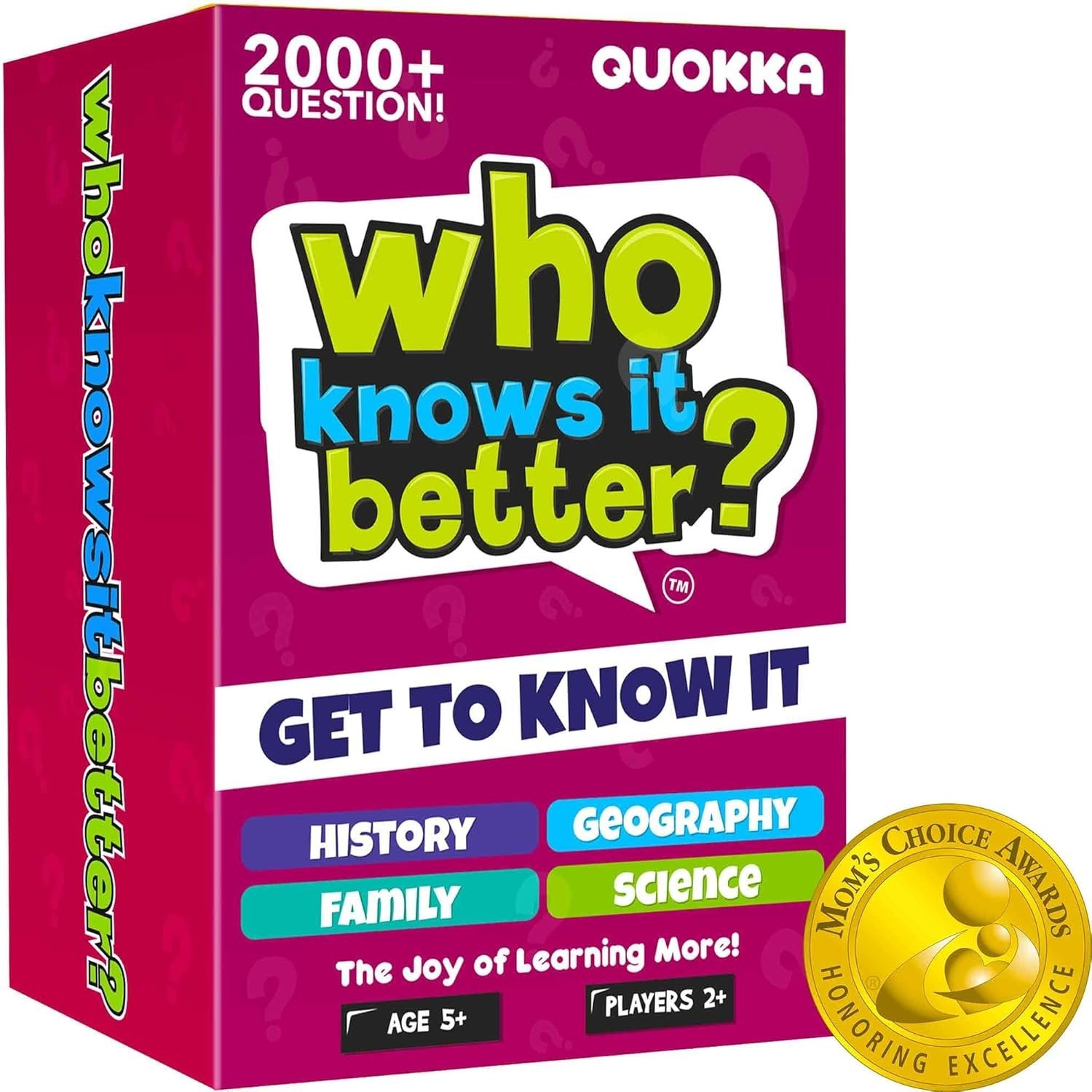 Engaging Family Card Trivia Game – Boost Knowledge with 2000+ Questions