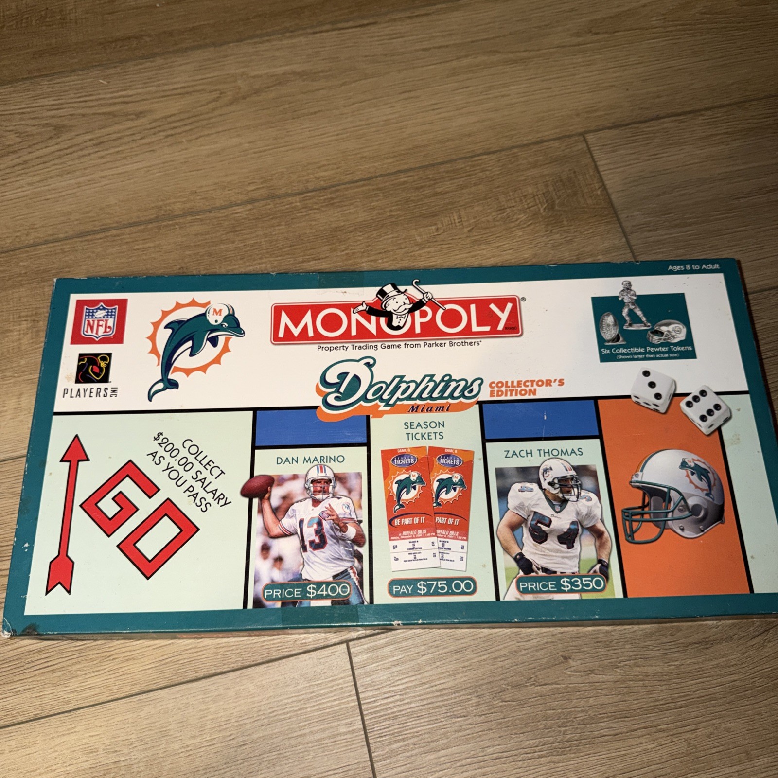 National Football League Miami Dolphins Collectors Edition Monopoly 2004