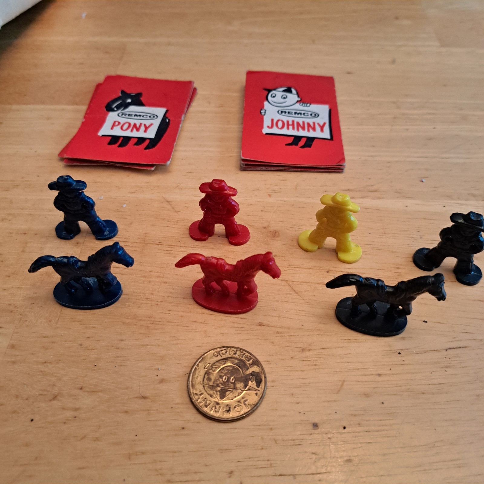 Remco Johnny On The Pony Game Vintage 1950s? 60s?