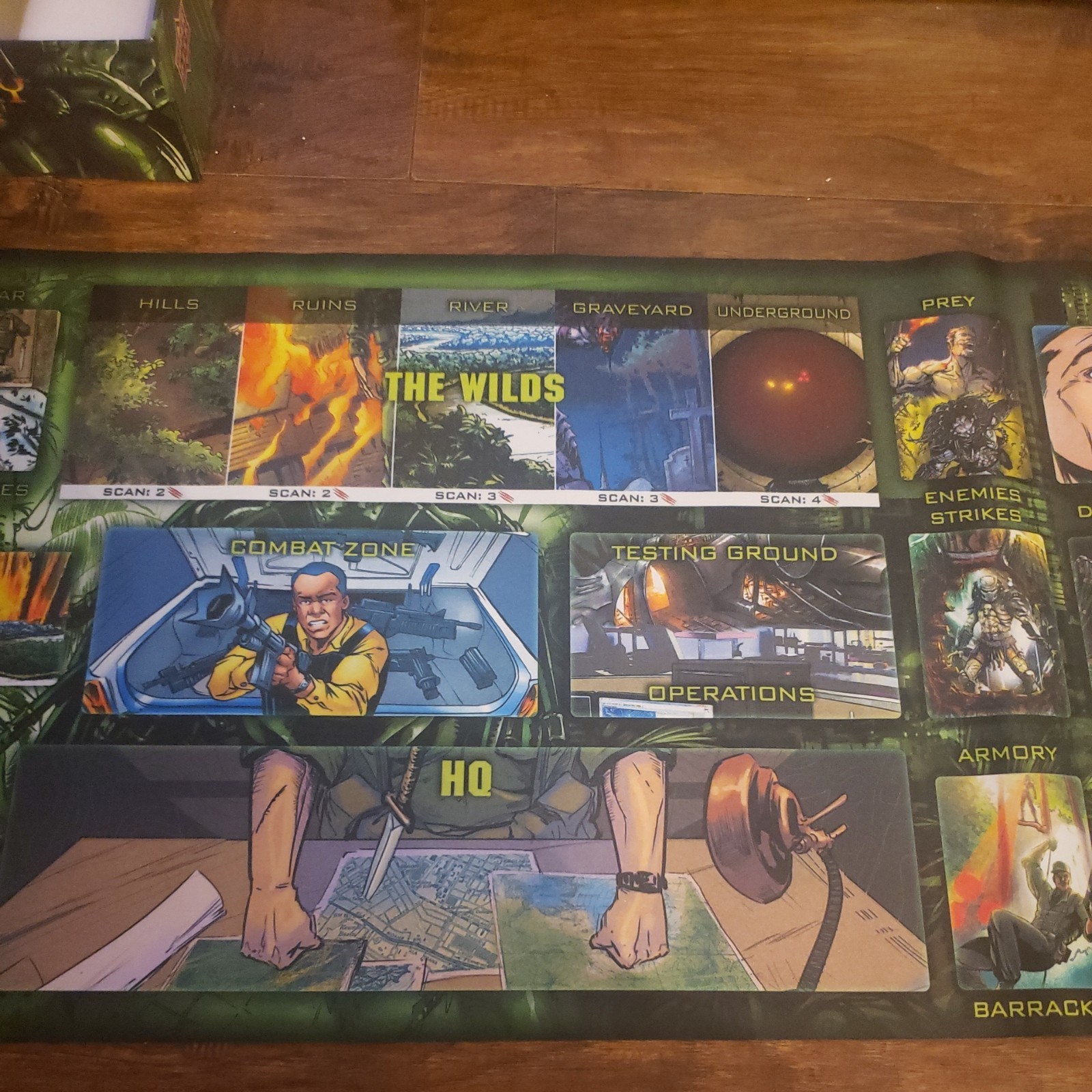 Legendary Encounters Predator Deck Building Game Upper Deck Complete Alien Movie