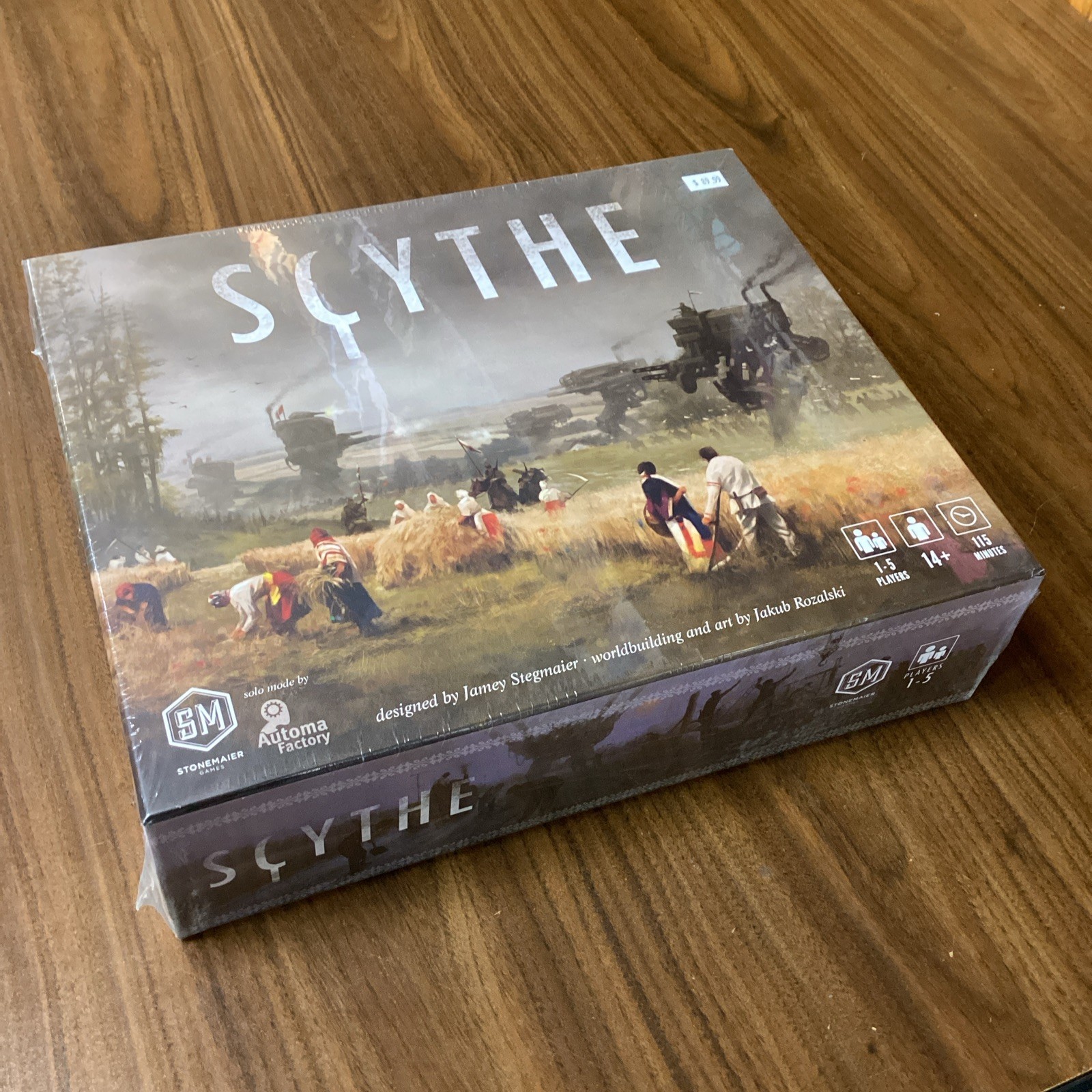 Stonemaier Games Scythe Board Game 1-5 Players 14+ 115 Min