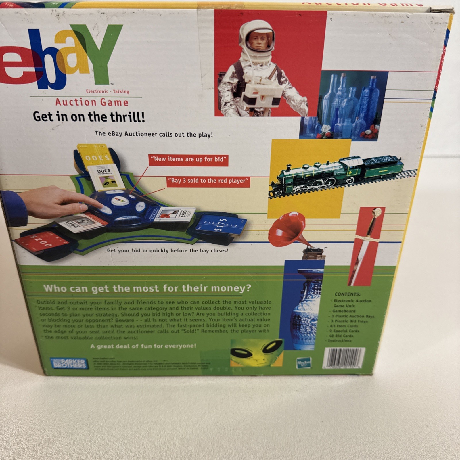 eBay Auction Electronic Talking Board Game Hasbro 2001 Complete New