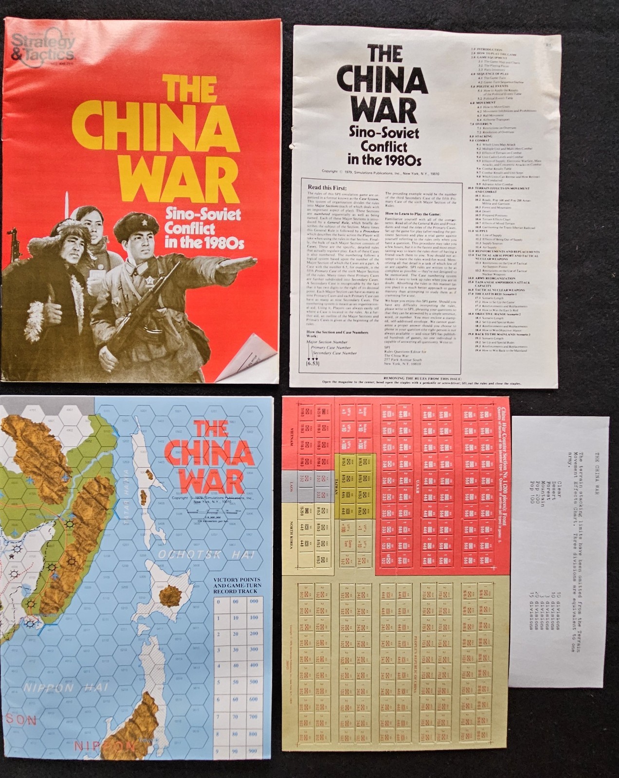VTG Strategy & Tactics The China War Sino-Soviet Conflict 1980Issue#76 UNPUNCHED
