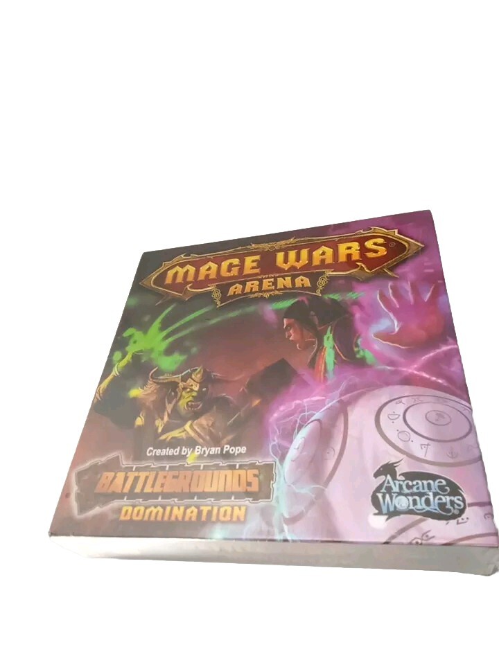 Mage Wars Arena, Battlegrounds Domination Expansion Board Game, New