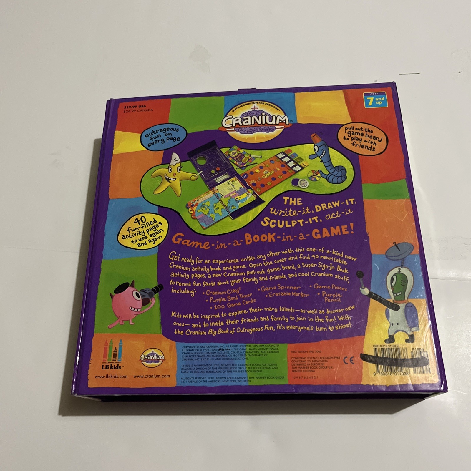 Cranium Big Book of Outrageous Fun!The Write-It Draw-It Sculpt-It Game in a Book