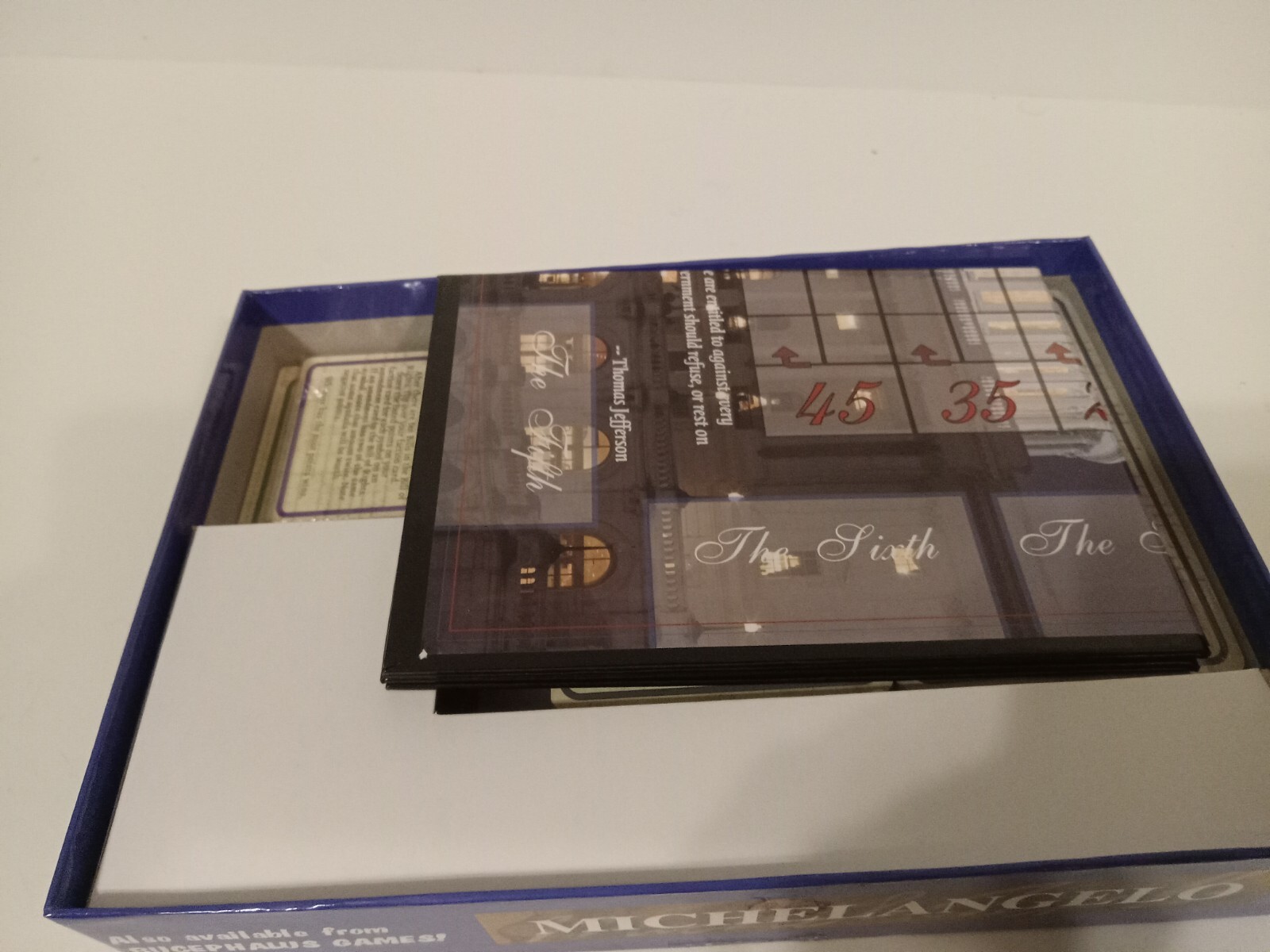 Bill of Rights Board Game (2008) 100% Complete Unused Bucephalus Games