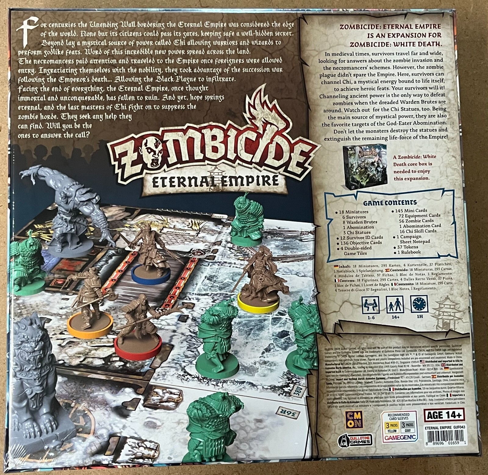 Zombicide: Eternal Empire Expansion w/ Chang’e & Hou Yi for White Death