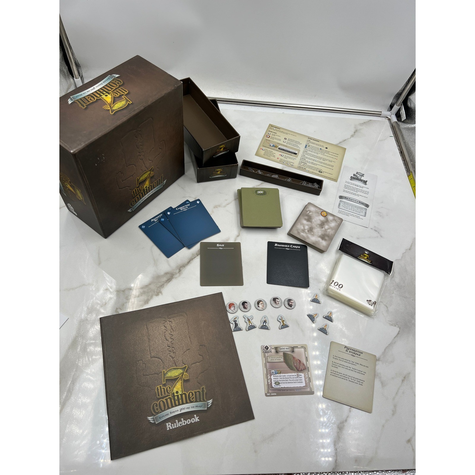 The 7th Continent Board Game Serious Poulp Exploration Survival Strategy 2019