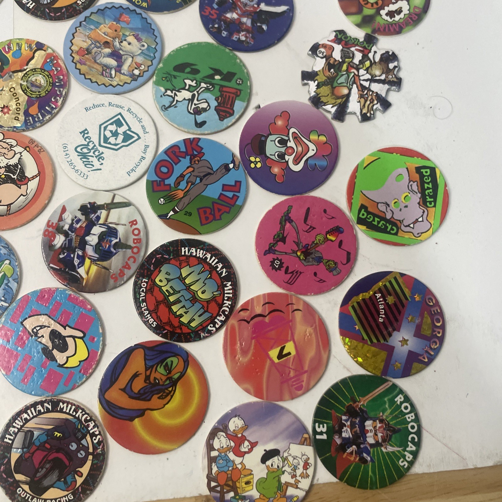 Vintage 90 ’s POG Collection – Lot of 150+ POGs As Seen In Photos