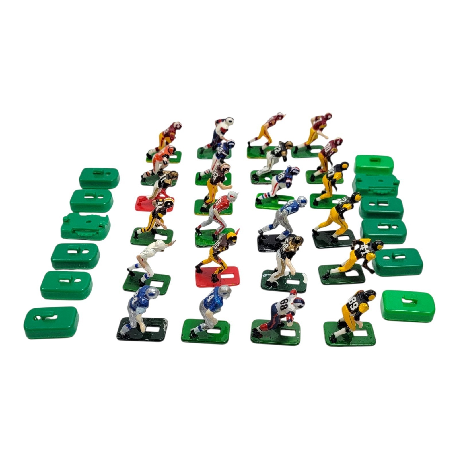 Vintage Tudor Electric Football Game NFL Team Figures Lot Of 24 Mixed